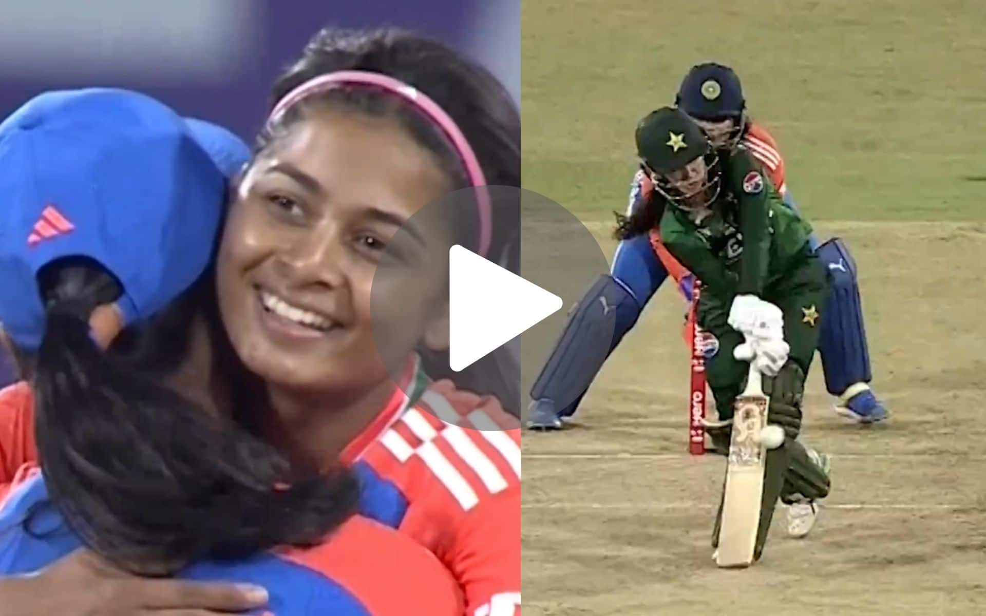 [Watch] Shreyanka Patil's Cute Hug To Jemimah Rodrigues After Outfoxing Aliya Riaz